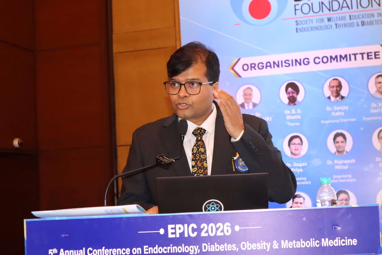 Dr. Mittal speaking at EPIC 2026
